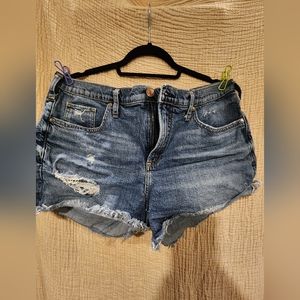 Silver Brand Distressed Denim shorts